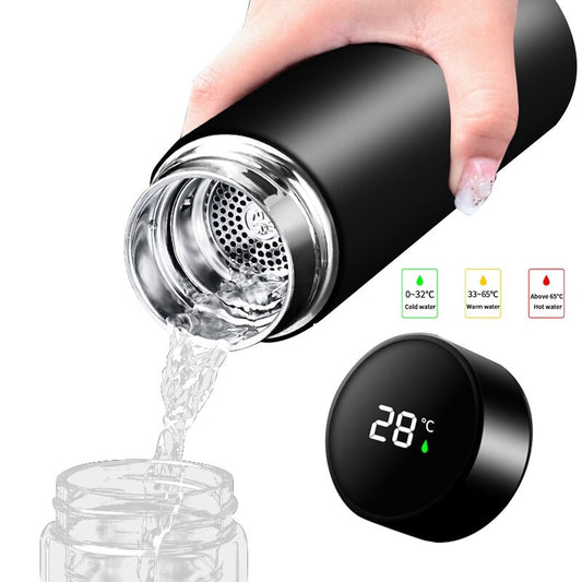 Intelligent Stainless Steel Thermos Bottle Temperature Display Vacuum Flask