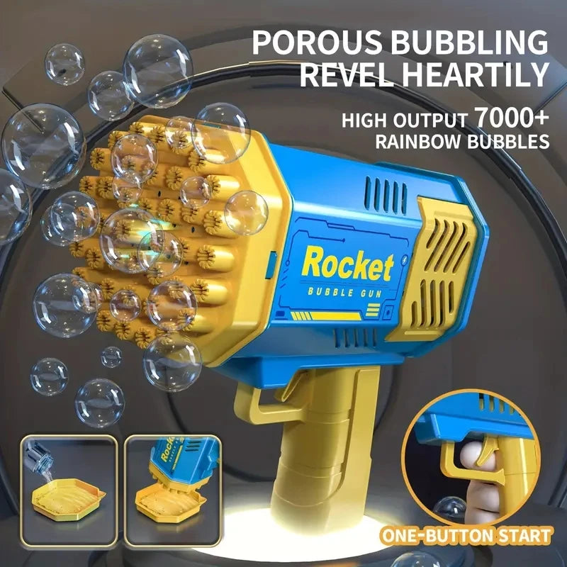 40 Hole Bubble Machine Fully Automatic Bubble Blowing Light Outdoor Bubble Machine 