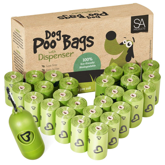 540 Poo Bags Dog Cat Strong Large Dog Poo Bag Refill Environmental Friendly
