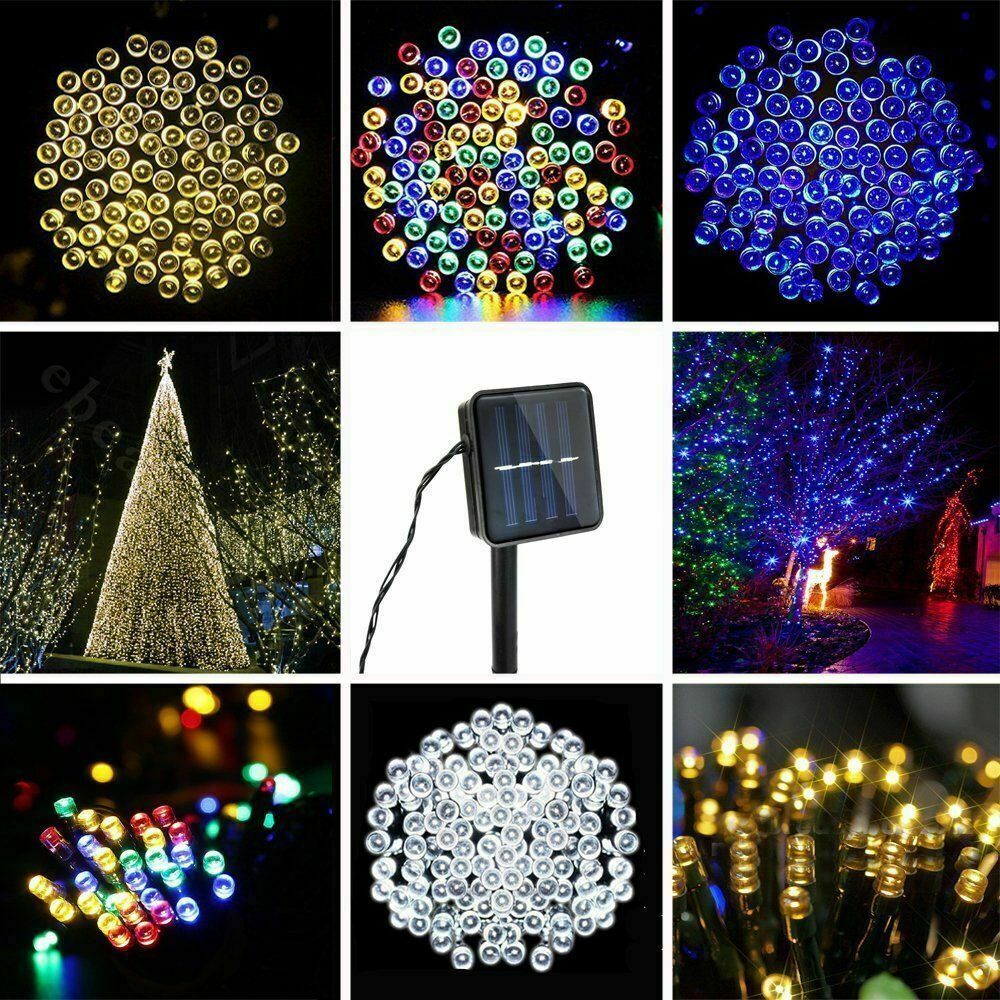 100/200/500 LED Solar Powered Fairy Garden Lights